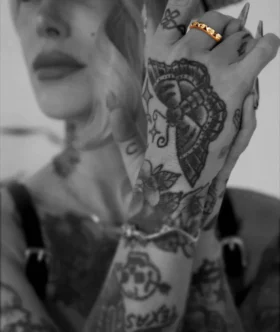 22 Ayar Altın True Fucking Punk Yüzük