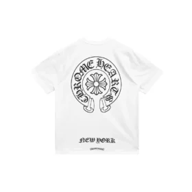 Beyaz Chrome Hearts Tişört