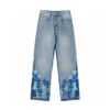 Chrome Hearts Çapraz Kesim Bootcut Jeanler