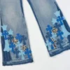 Chrome Hearts Çapraz Kesim Bootcut Jeanler