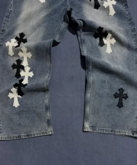 Chrome Hearts Bol Kesim Jeanler