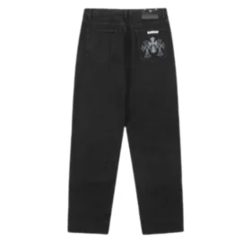 Chrome Hearts Cross-Distressed Jeanler
