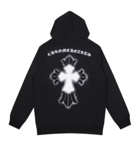 Chrome Hearts High Street Cross Kapüşonlular Sweatshirt