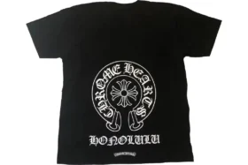 Chrome Hearts Honolulu Özel Tişört Siyah
