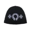 Chrome Hearts Horseshoe Kafatası Şapkası – Siyah