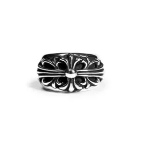 Chrome Hearts Çiçekli Yüzük