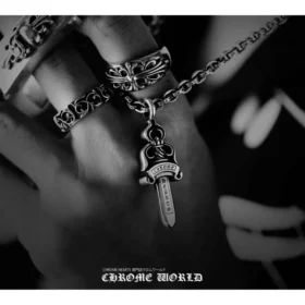 Chrome Hearts Çiçekli Yüzük