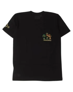 Chrome Hearts Kamuflaj Cemetery Cross Cepli Tişört