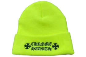 Chrome Hearts Logo Beanie Neon Sarı