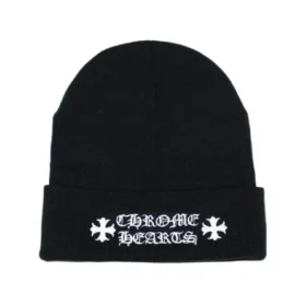 Chrome Hearts Logo Bere – Siyah