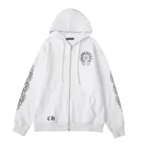 Chrome Hearts Los Angeles Fermuarlı Kapüşonlu Sweatshirt