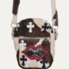 Chrome Hearts Matty Boy Chomper İnek Derisi Taka Çantası Chrome Hearts Matty Boy Chomper İnek Derisi Taka Çantası