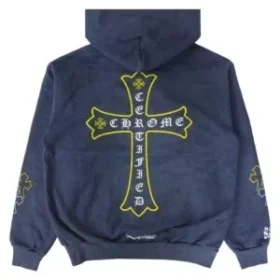 Chrome Hearts Mavi Kapüşonlu Sweatshirt