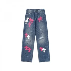Chrome Hearts Rough Cross Patch Jeanler