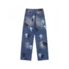 Chrome Hearts Siyah & Camgöbeği Cross Patch Denim Chrome Hearts Siyah & Camgöbeği Cross Patch Denim