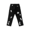 Chrome Hearts Siyah Haçlı Pantolon