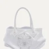 Chrome Hearts Süslemeli Fleur Yama Tote Çantası