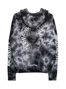 Chrome Hearts Tie Dye Horseshoe Kapüşonlu Sweatshirt