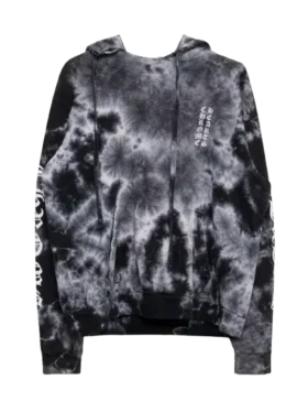 Chrome Hearts Tie Dye Horseshoe Kapüşonlu Sweatshirt
