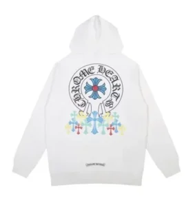 Chrome Hearts Unisex Sokak Giyim Esintili Kapüşonlu Kapüşonlular