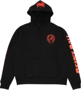 Chrome Hearts X Deadly Doll Özel Kapüşonlu Sweatshirt