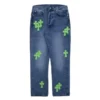 Firmranch Aplike Haçlı Chrome Hearts Pantolonlar