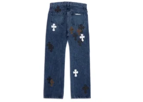 Lemandik Düz Paça Jean Cross Patch
