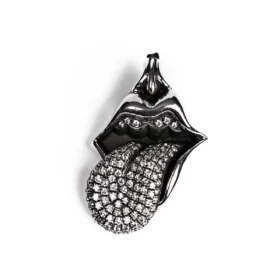 Rolling Stones Lip and Tongue Kolye Ucu (Elmaslı)