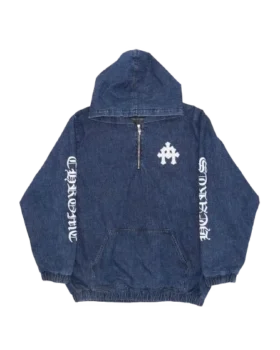 Ruckus Kapüşonlu Denim Cross Patch Ceket