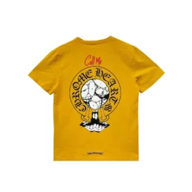 Sarı Chrome Hearts Gömlek