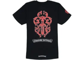 Siyah Chrome Hearts Gömlek