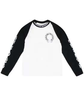 Siyah ve Beyaz Chrome Hearts Gömlek